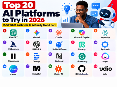 The Ultimate Guide to the Top 20 AI Platforms in 2026